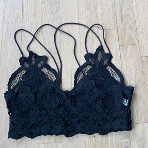 Free People black lace bra
